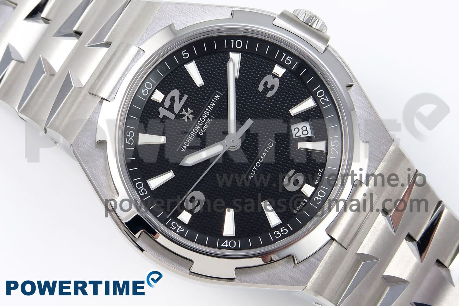 Overseas 47040 SS PPF 1:1 Best Edition Black Textured Dial on SS Bracelet A1226 - Image 3
