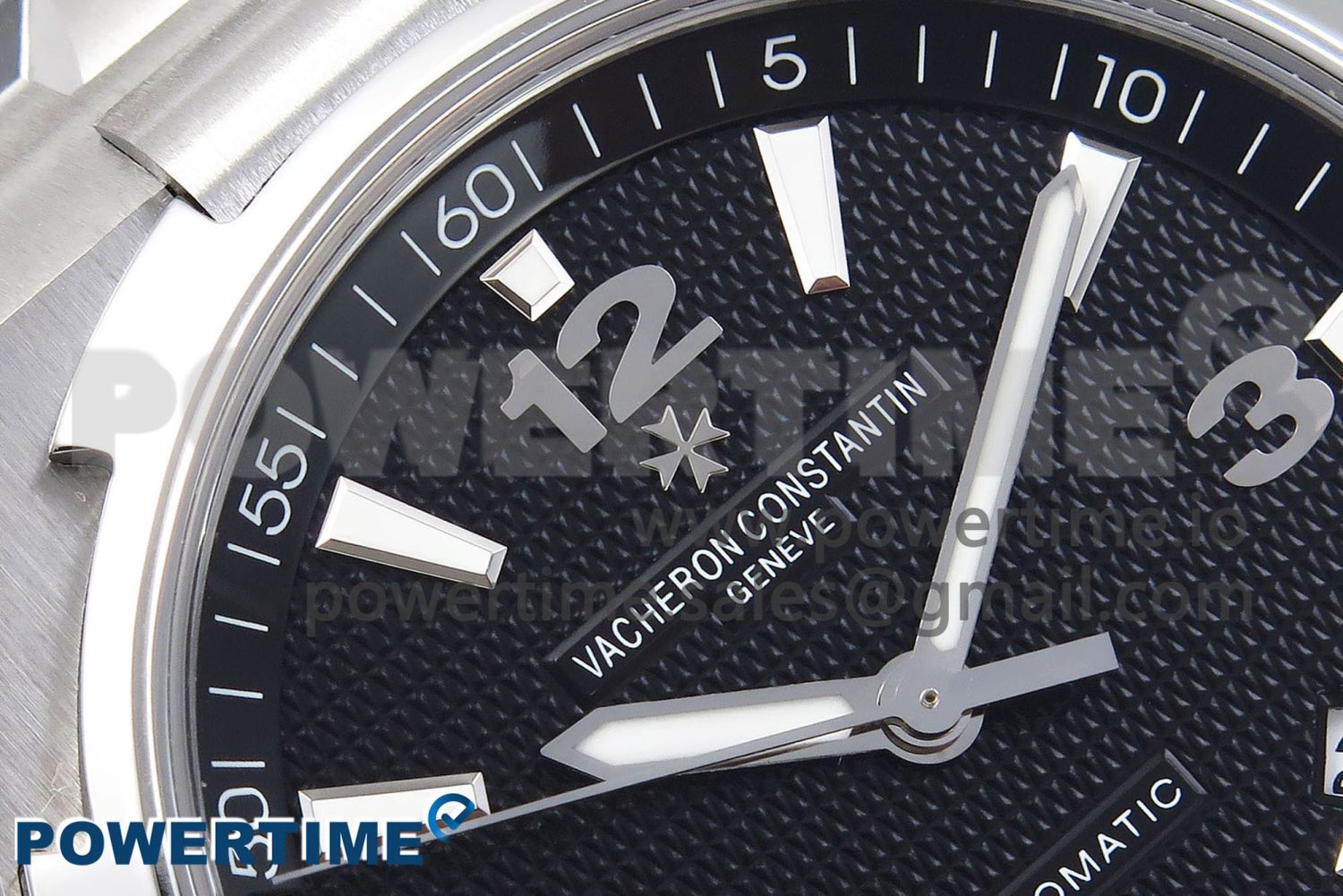 Overseas 47040 SS PPF 1:1 Best Edition Black Textured Dial on SS Bracelet A1226 - Image 4