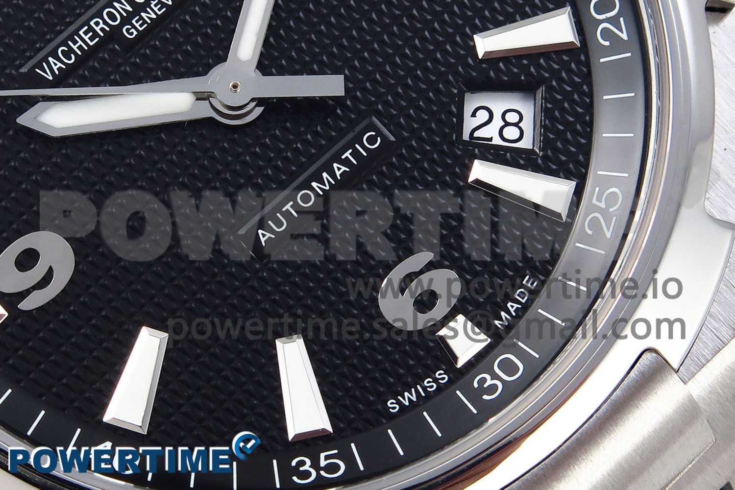 Overseas 47040 SS PPF 1:1 Best Edition Black Textured Dial on SS Bracelet A1226 - Image 5