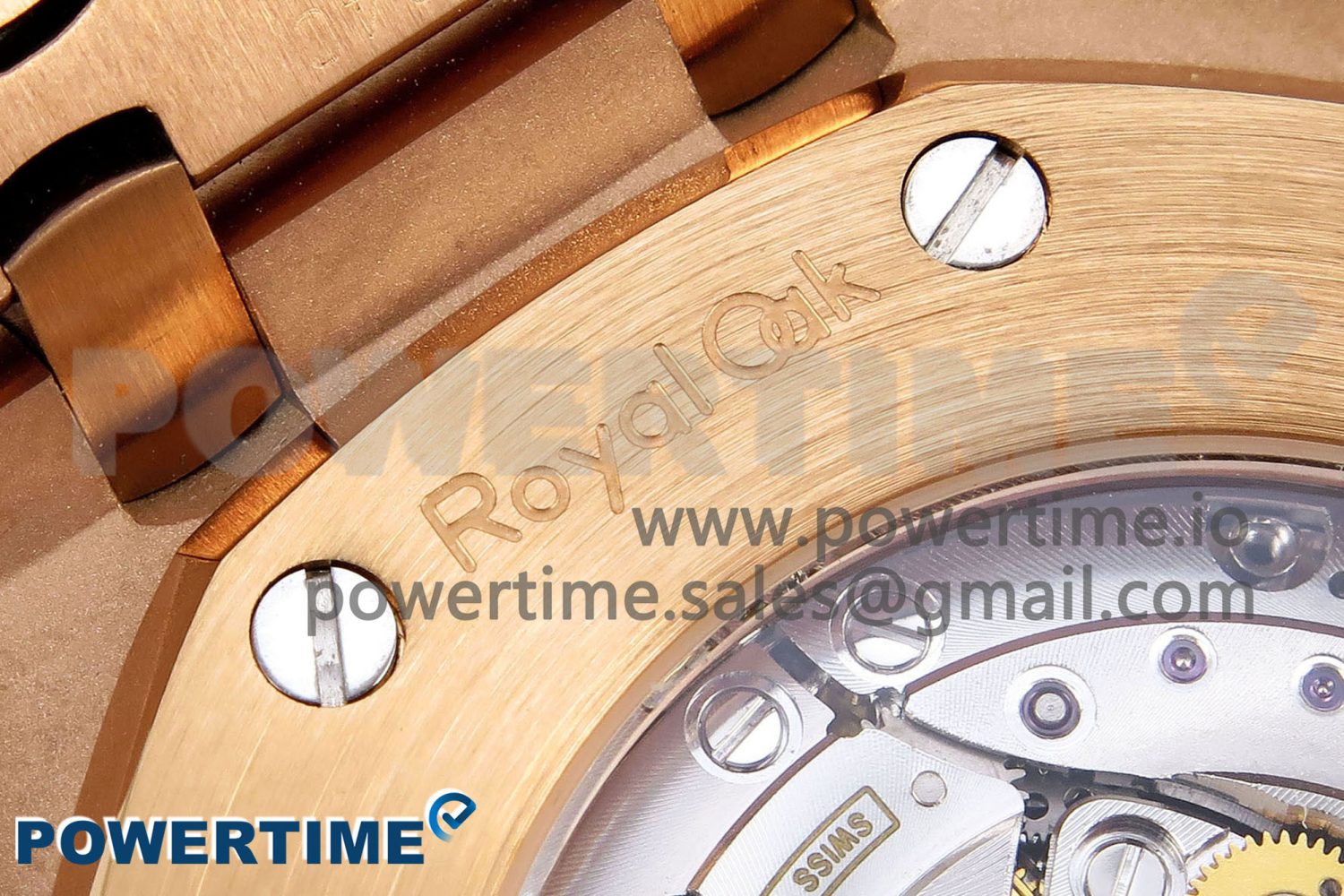 Royal Oak 41mm 15400 Frosted RG IPF 1:1 Best Edition White Textured Dial on RG Bracelet SA3120 Super Clone - Image 10