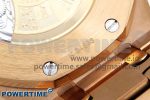 Royal Oak 41mm 15400 Frosted RG IPF 1:1 Best Edition White Textured Dial on RG Bracelet SA3120 Super Clone - Image 11