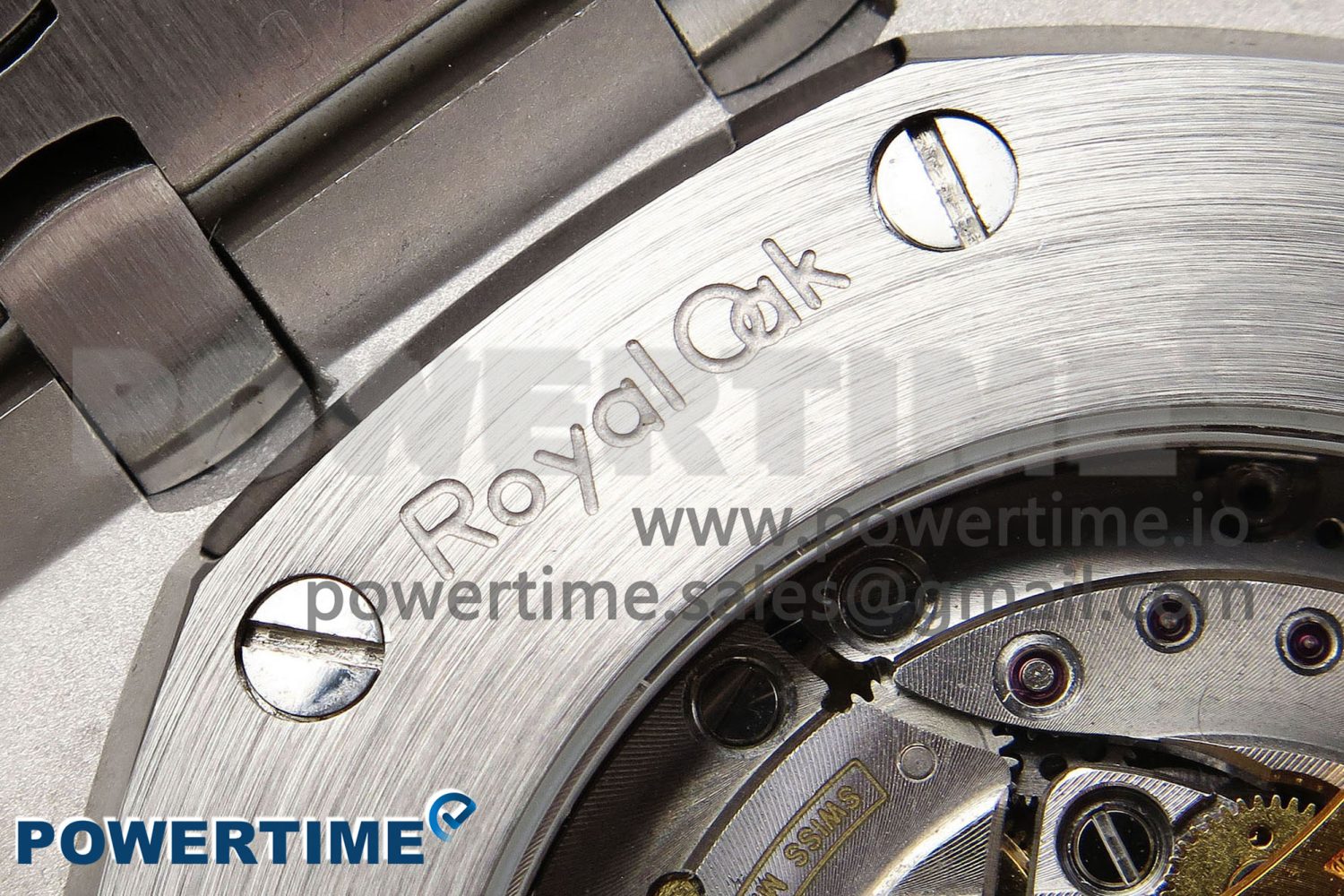 Royal Oak 41mm 15400 Frosted SS IPF 1:1 Best Edition Blue Textured Dial on SS Bracelet SA3120 Super Clone - Image 10
