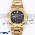 Nautilus 5712 RG PPF 1:1 Best Edition Brown Dial on RG Bracelet A240 Super Clone V2