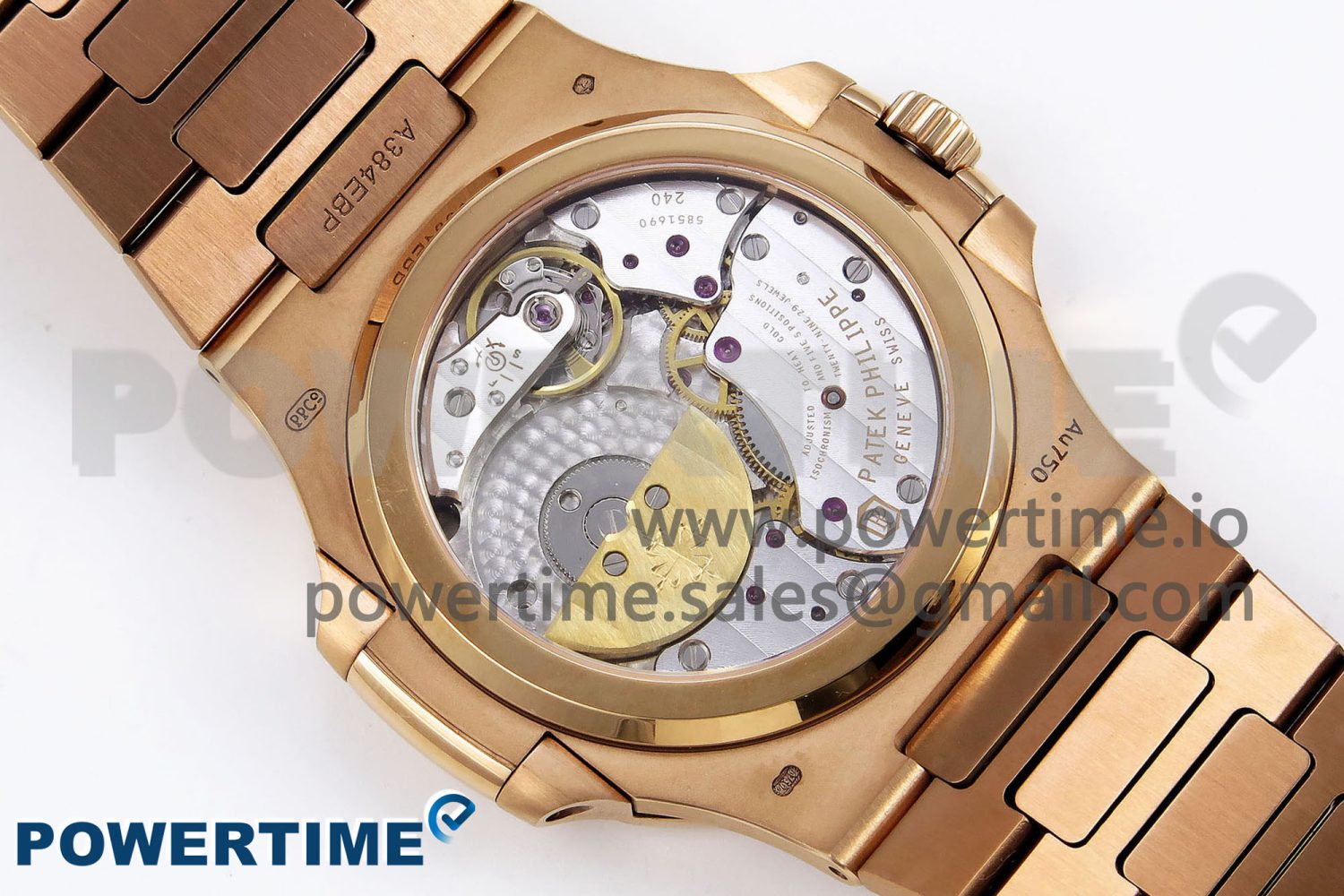Nautilus 5712 RG PPF 1:1 Best Edition Brown Dial on RG Bracelet A240 Super Clone V2 - Image 8