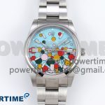 Oyster Perpetual 41mm 126000 Clean 1:1 Best Edition 904L Steel Celebration Dial on SS Bracelet VR3230