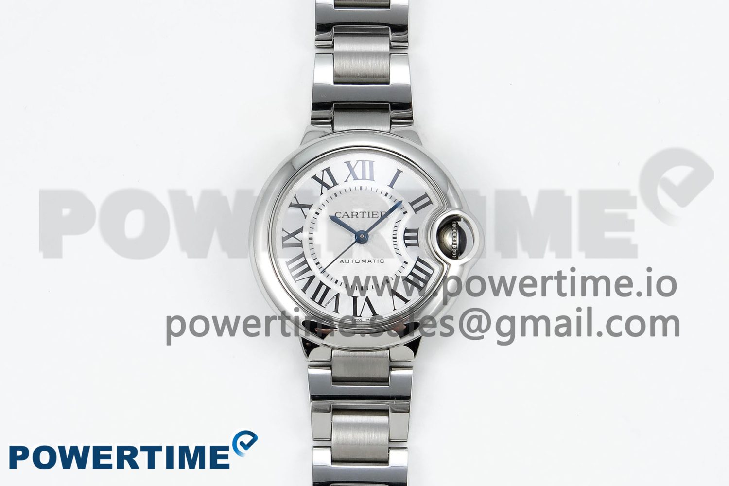 Ballon Bleu WSBB0044 33mm SS CHF 1:1 Best Edition White Textured Dial on SS Bracelet SEIKO NH05A - Image 1