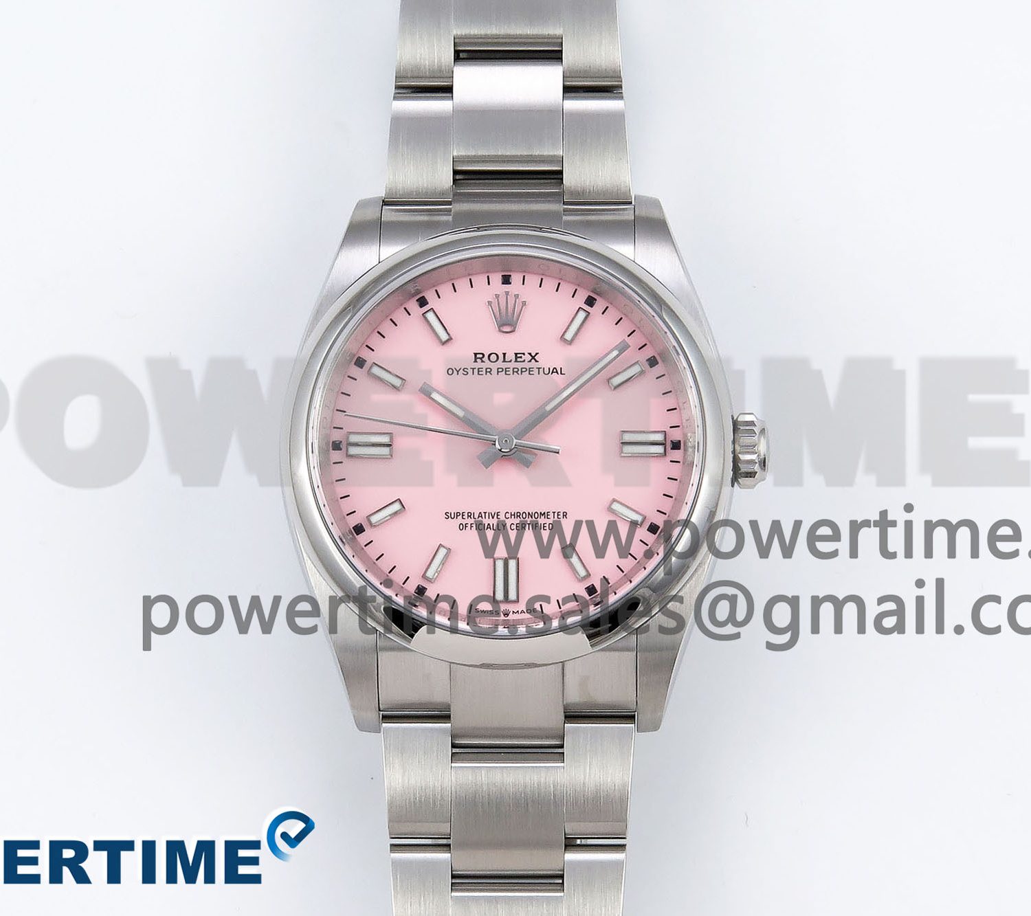 Oyster Perpetual 36mm 126000 Clean 1:1 Best Edition 904L Steel Pink Dial on SS Bracelet VR3230