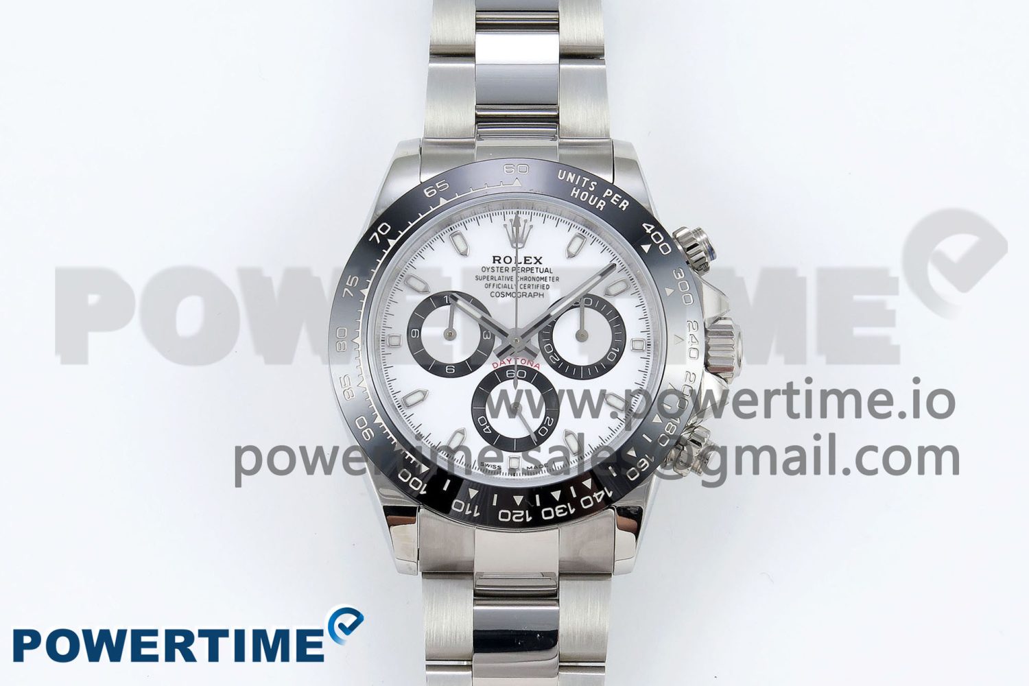 Daytona 116500 VRF 1:1 Best Edition White Dial on SS Bracelet A7750 V2 - Image 1