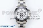 Daytona 116500 VRF 1:1 Best Edition White Dial on SS Bracelet A7750 V2