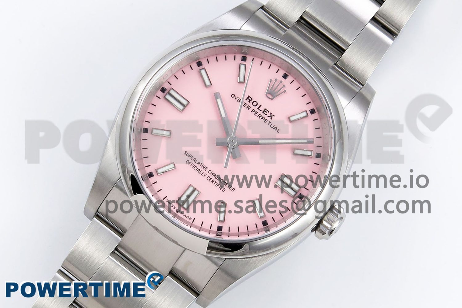 Oyster Perpetual 36mm 126000 Clean 1:1 Best Edition 904L Steel Pink Dial on SS Bracelet VR3230 - Image 2