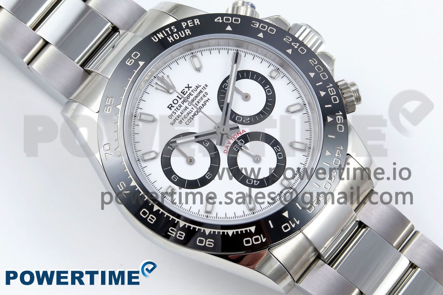Daytona 116500 VRF 1:1 Best Edition White Dial on SS Bracelet A7750 V2 - Image 3