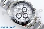 Daytona 116500 VRF 1:1 Best Edition White Dial on SS Bracelet A7750 V2 - Image 3