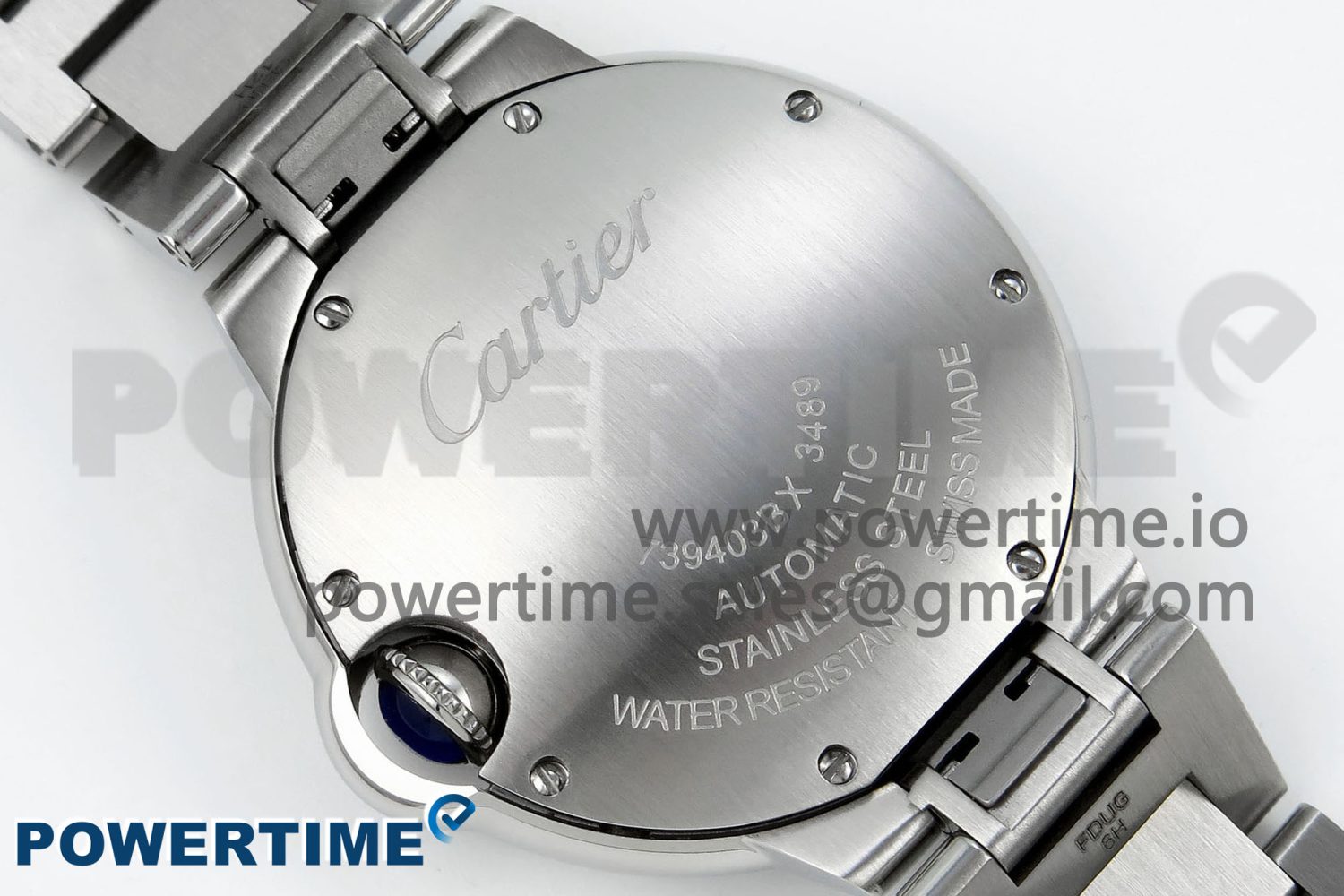 Ballon Bleu WSBB0044 33mm SS CHF 1:1 Best Edition Pink Textured Dial on SS Bracelet SEIKO NH05A - Image 8