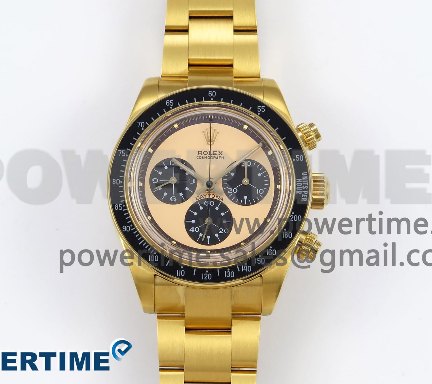 Daytona YG ADGF Best Edition YG/Black Dial on YG Bracelet A7750