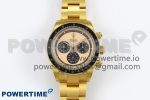 Daytona YG ADGF Best Edition YG/Black Dial on YG Bracelet A7750