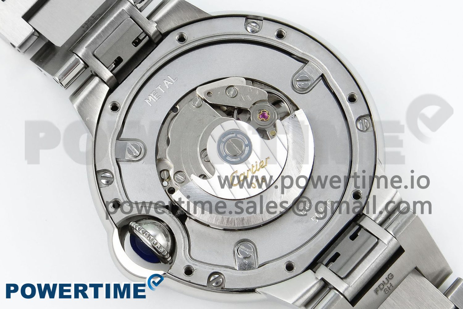 Ballon Bleu WSBB0044 33mm SS CHF 1:1 Best Edition Pink Textured Dial on SS Bracelet SEIKO NH05A - Image 9