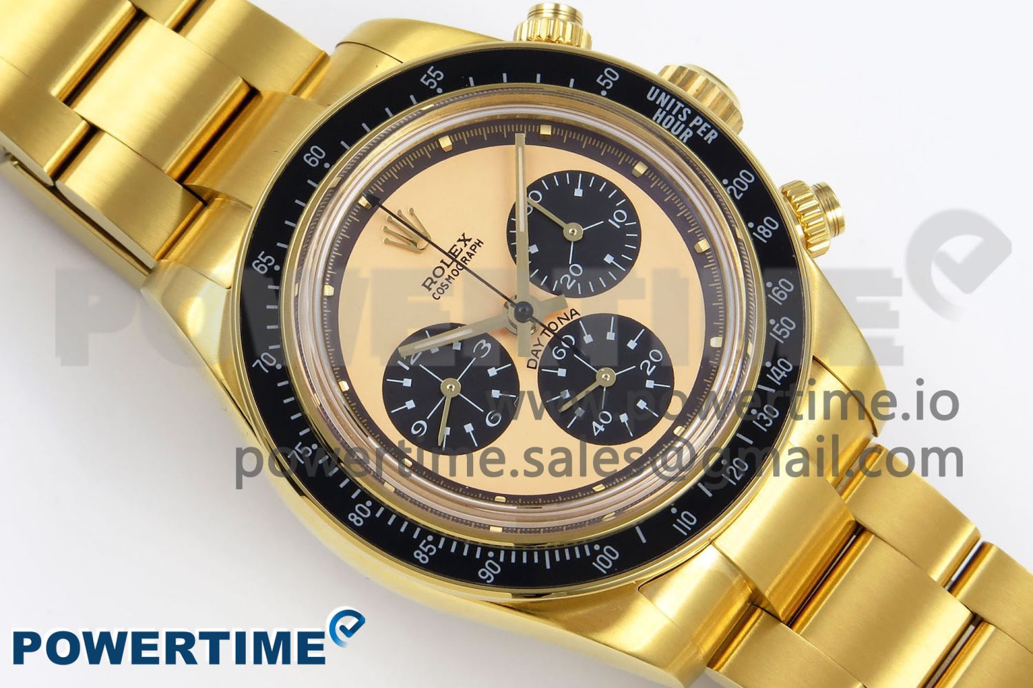 Daytona YG ADGF Best Edition YG/Black Dial on YG Bracelet A7750 - Image 3