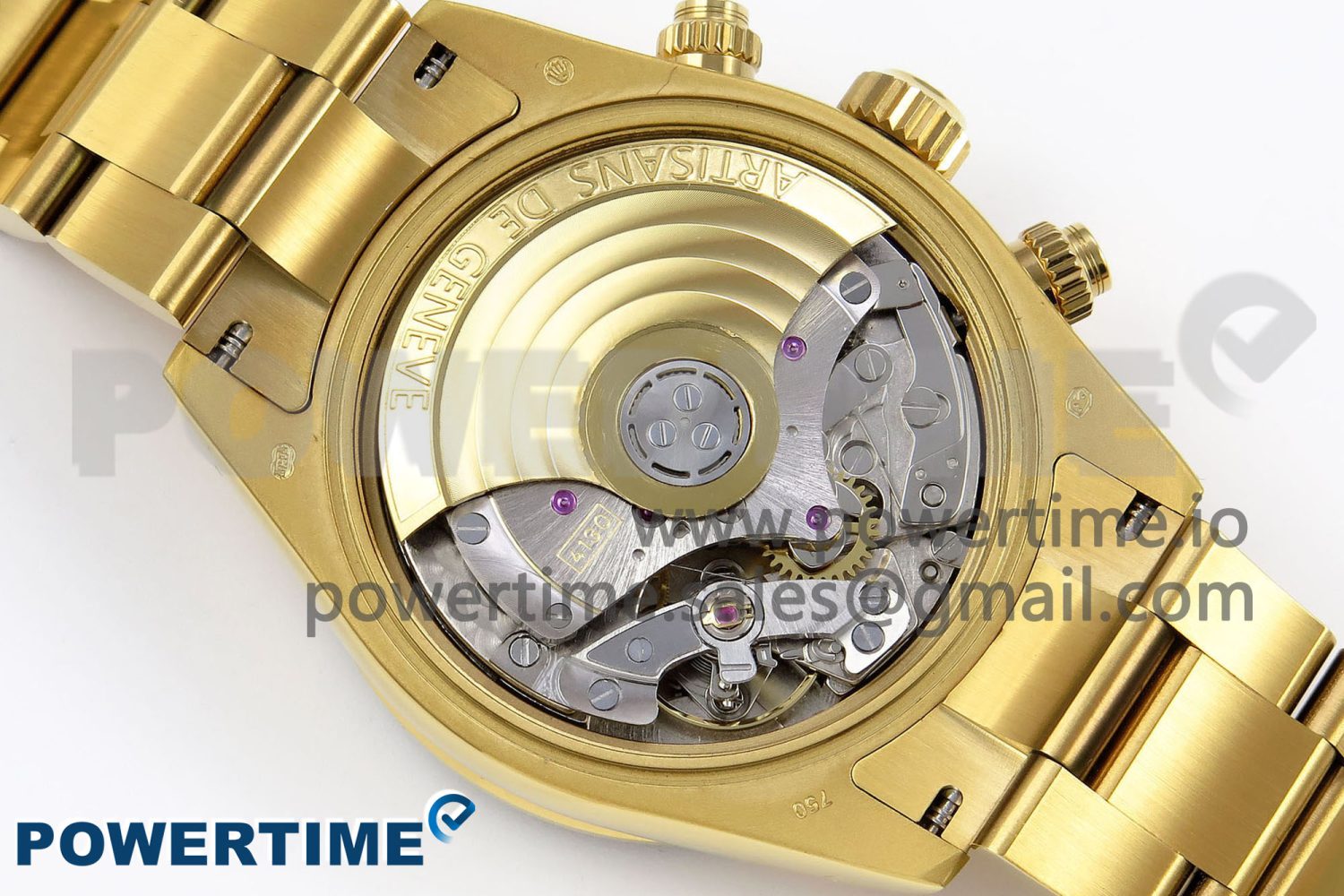 Daytona YG ADGF Best Edition YG/Black Dial on YG Bracelet A7750 - Image 9
