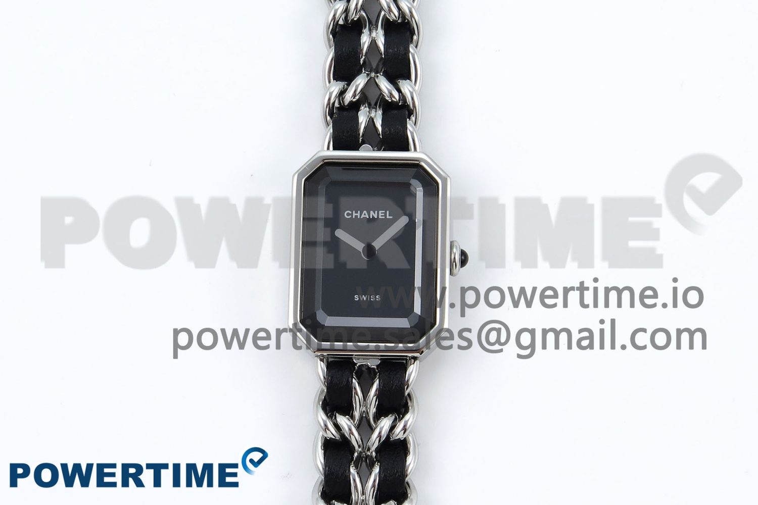 Ppremière Iconic Chain Watch SS BVF 1:1 Best Edition Black Dial on Chain Bracelet RONDA Quartz - Image 1