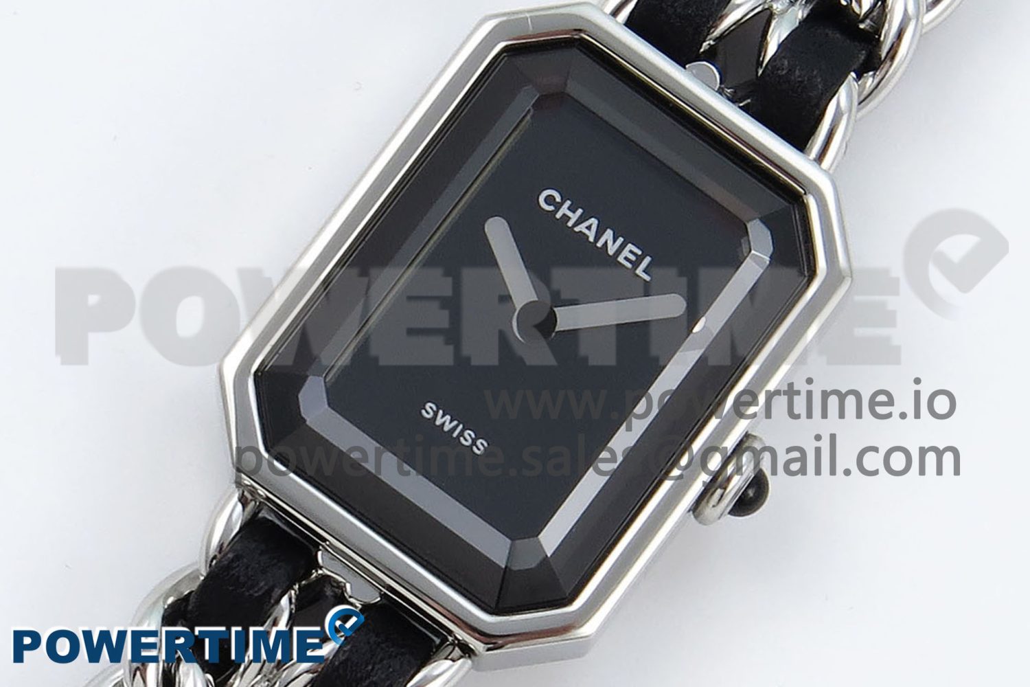 Ppremière Iconic Chain Watch SS BVF 1:1 Best Edition Black Dial on Chain Bracelet RONDA Quartz - Image 2