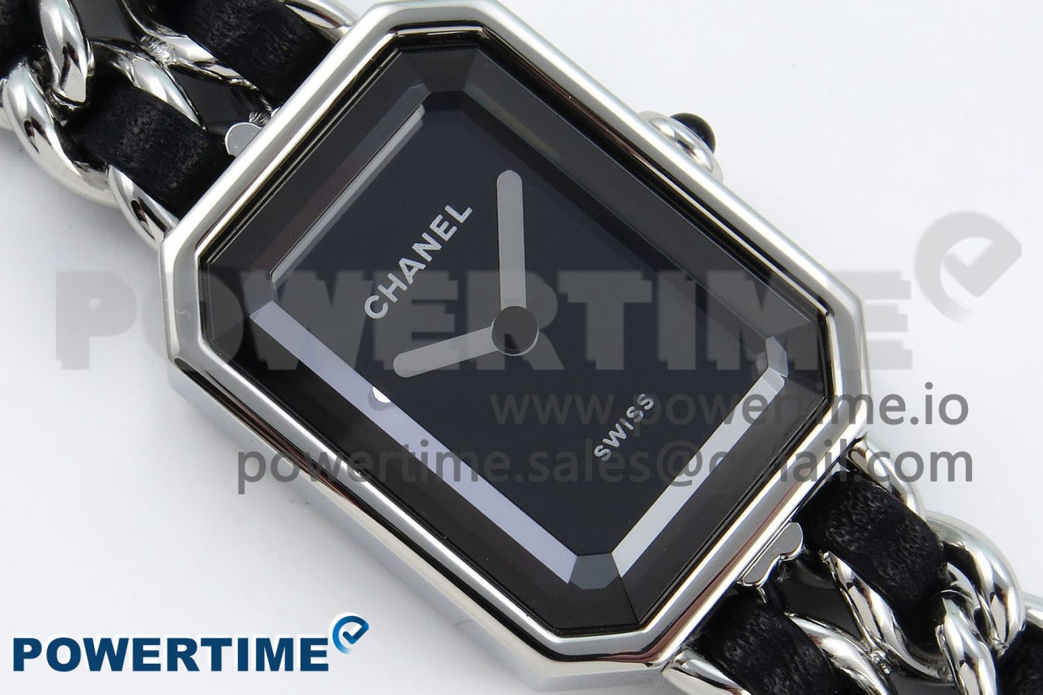 Ppremière Iconic Chain Watch SS BVF 1:1 Best Edition Black Dial on Chain Bracelet RONDA Quartz - Image 3