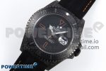 Sea Dweller 43mm Carbon DIWF Best Edition Black Dial Orange Markers on Black Nylon Strap A2824 - Image 2