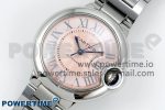 Ballon Bleu WSBB0044 33mm SS CHF 1:1 Best Edition Pink Textured Dial on SS Bracelet SEIKO NH05A - Image 2