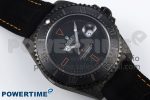 Sea Dweller 43mm Carbon DIWF Best Edition Black Dial Orange Markers on Black Nylon Strap A2824 - Image 3