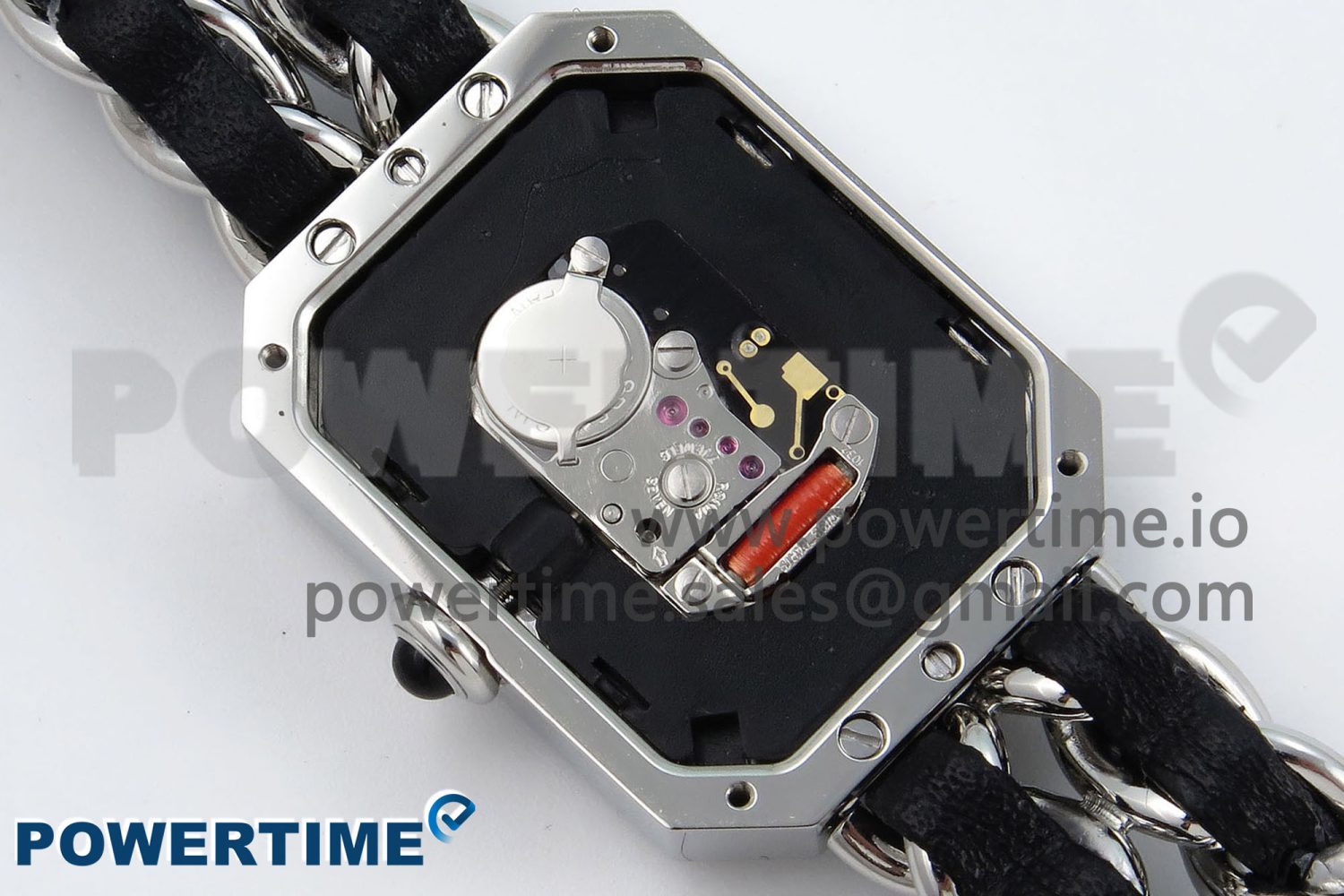 Ppremière Iconic Chain Watch SS BVF 1:1 Best Edition Black Dial on Chain Bracelet RONDA Quartz - Image 9