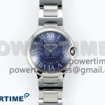 Ballon Bleu 40mm SS CHF 1:1 Best Edition Blue Texture Dial on SS Bracelet A2824