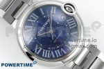 Ballon Bleu 40mm SS CHF 1:1 Best Edition Blue Texture Dial on SS Bracelet A2824 - Image 3