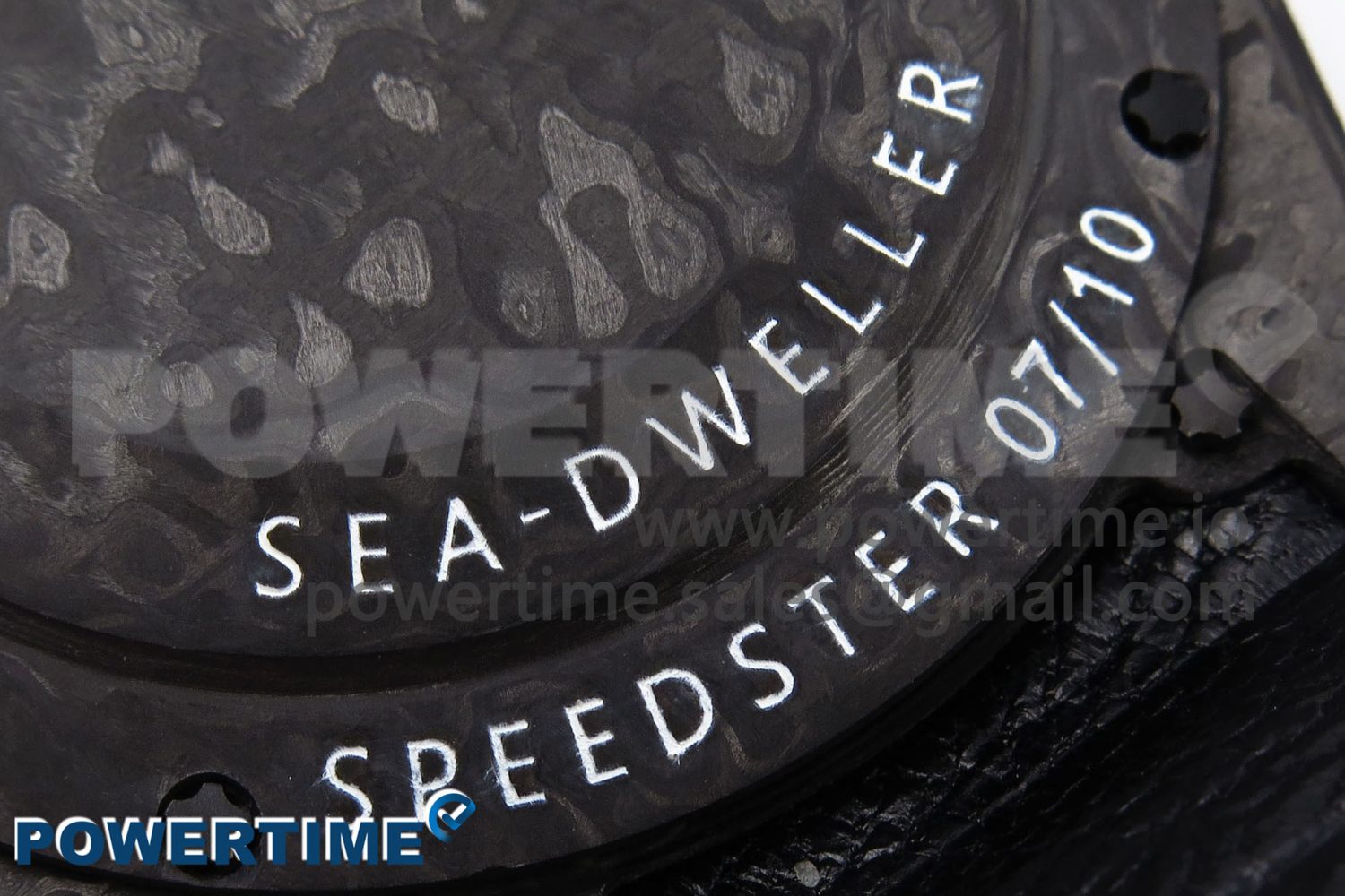 Sea Dweller 43mm Carbon DIWF Best Edition Black Dial Orange Markers on Black Nylon Strap A2824 - Image 10