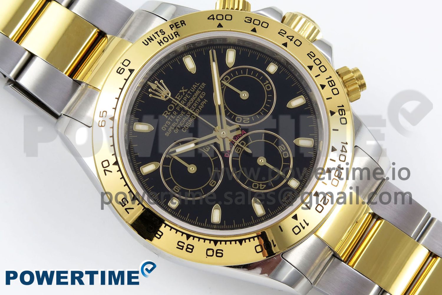 Daytona 116523 SS/YG VRF 1:1 Best Edition Black Dial on SS/YG Bracelet A7750 - Image 3
