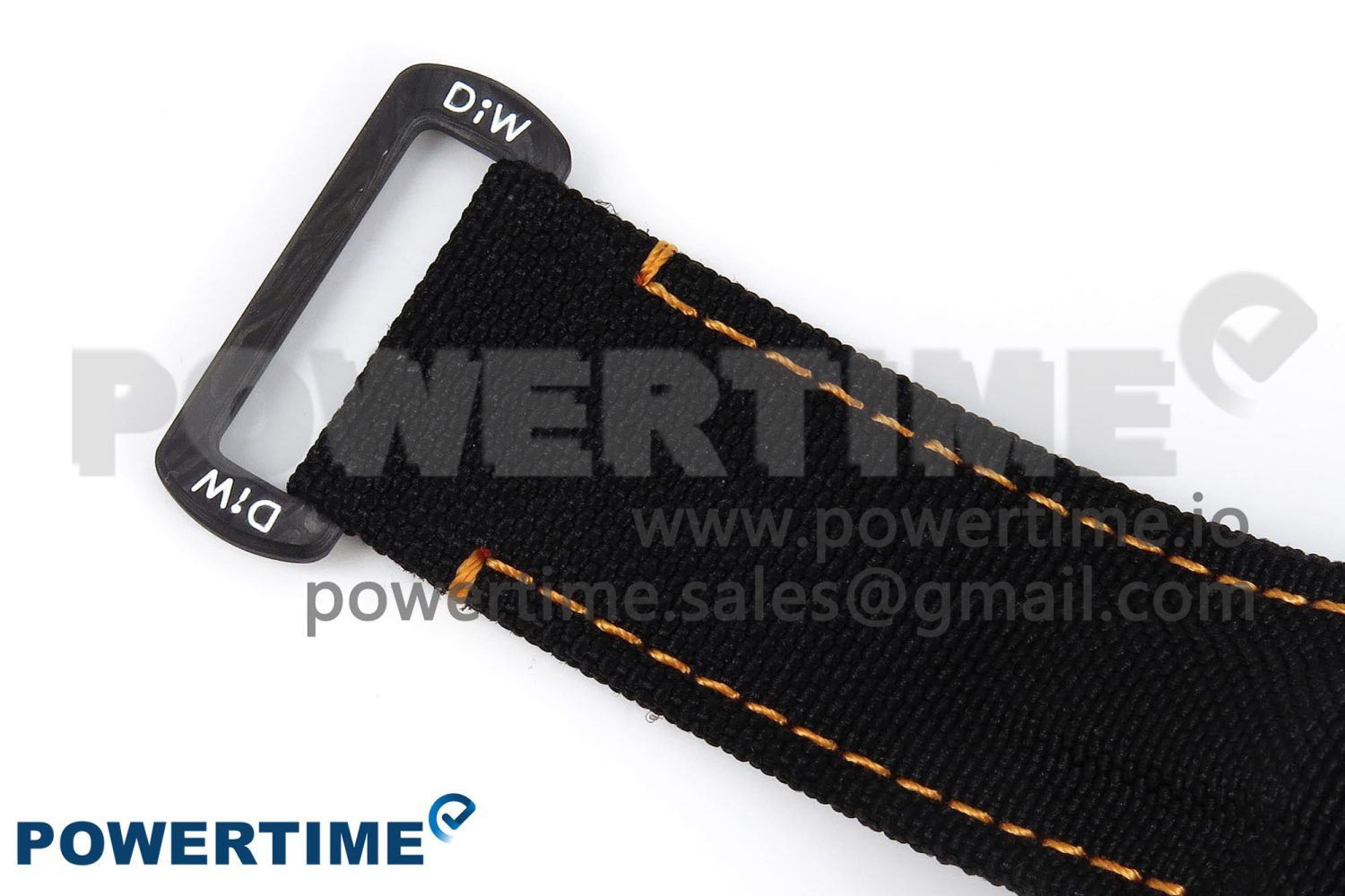 Sea Dweller 43mm Carbon DIWF Best Edition Black Dial Orange Markers on Black Nylon Strap A2824 - Image 11