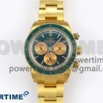 Daytona YG ADGF Best Edition Green/YG Dial on YG Bracelet A7750