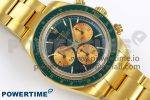 Daytona YG ADGF Best Edition Green/YG Dial on YG Bracelet A7750 - Image 3