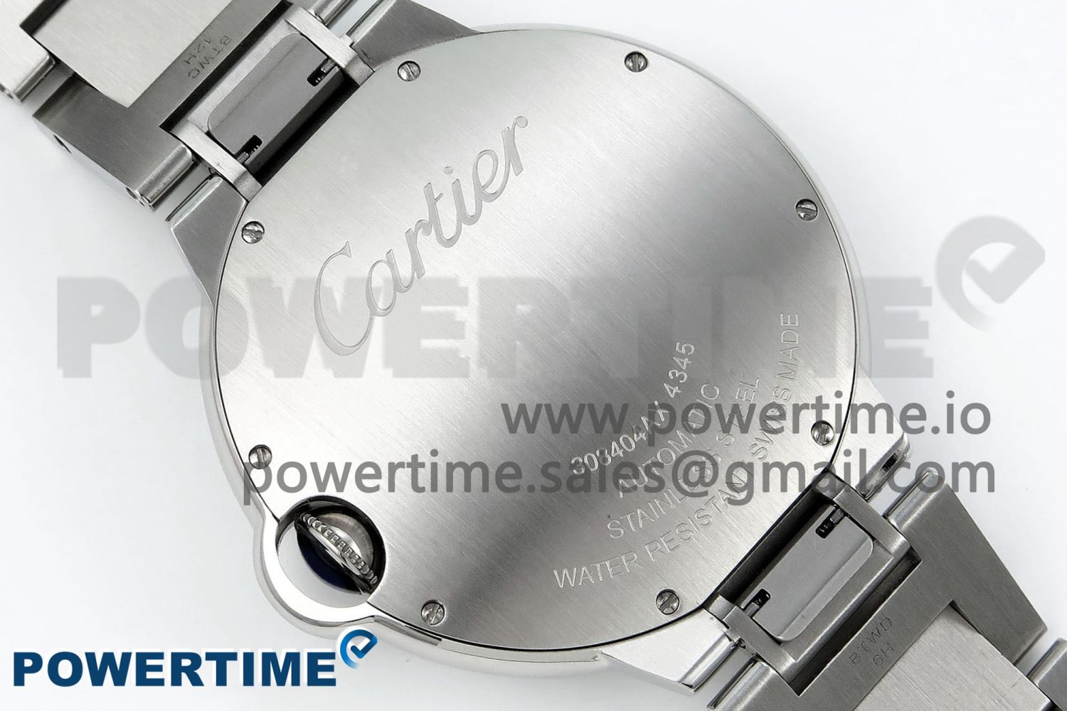 Ballon Bleu 40mm SS CHF 1:1 Best Edition Blue Texture Dial on SS Bracelet A2824 - Image 8