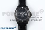 Sea Dweller 43mm Carbon DIWF Best Edition Black Dial on Black Nylon Strap A2824