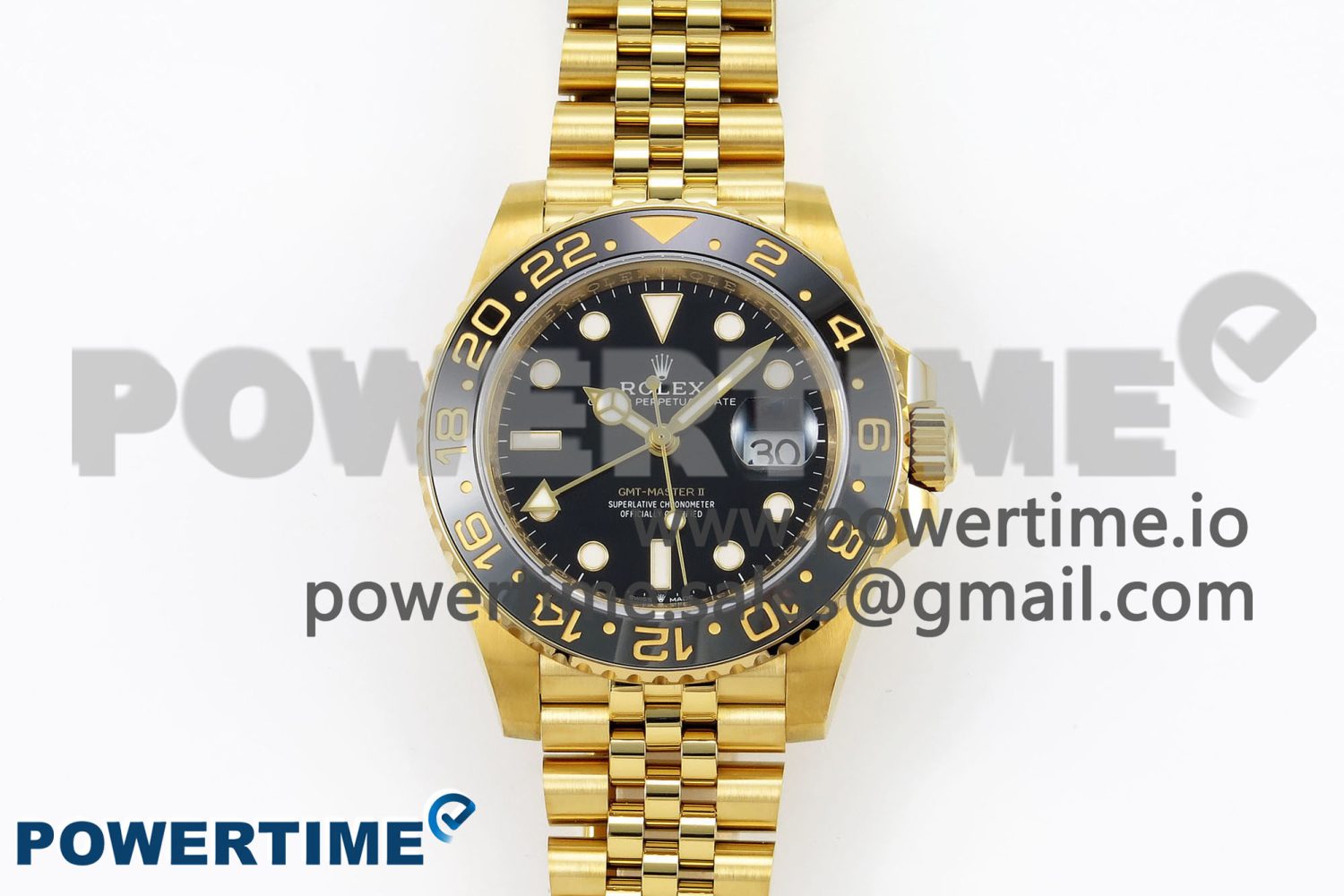 GMT-Master II 126718 GRNR ARF 1:1 Best Edition Black Dial on YG Jubilee Bracelet VR3285 CHS - Image 1