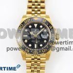 GMT-Master II 126718 GRNR ARF 1:1 Best Edition Black Dial on YG Jubilee Bracelet VR3285 CHS