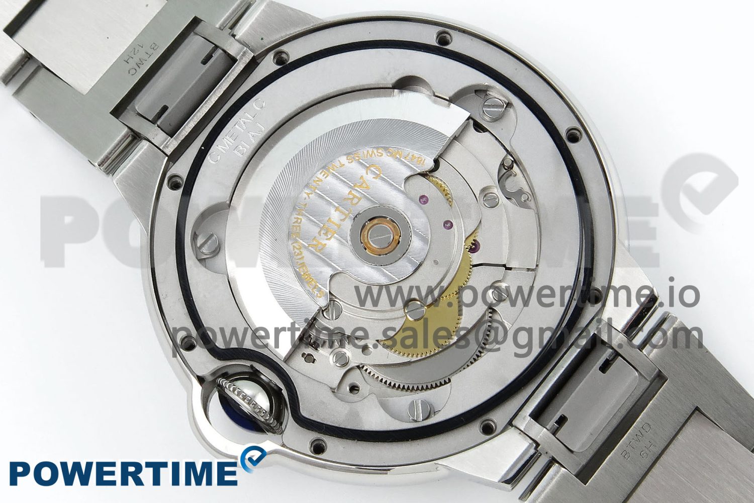 Ballon Bleu 40mm SS CHF 1:1 Best Edition Blue Texture Dial on SS Bracelet A2824 - Image 10
