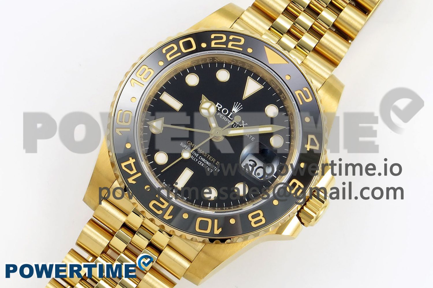 GMT-Master II 126718 GRNR ARF 1:1 Best Edition Black Dial on YG Jubilee Bracelet VR3285 CHS - Image 2