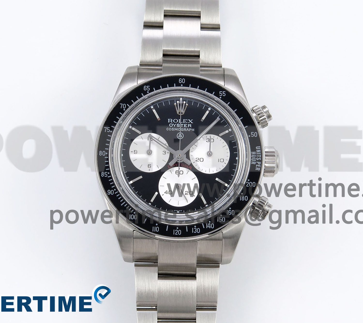 Daytona SS ADGF Best Edition Black/White Dial on SS Bracelet A7750