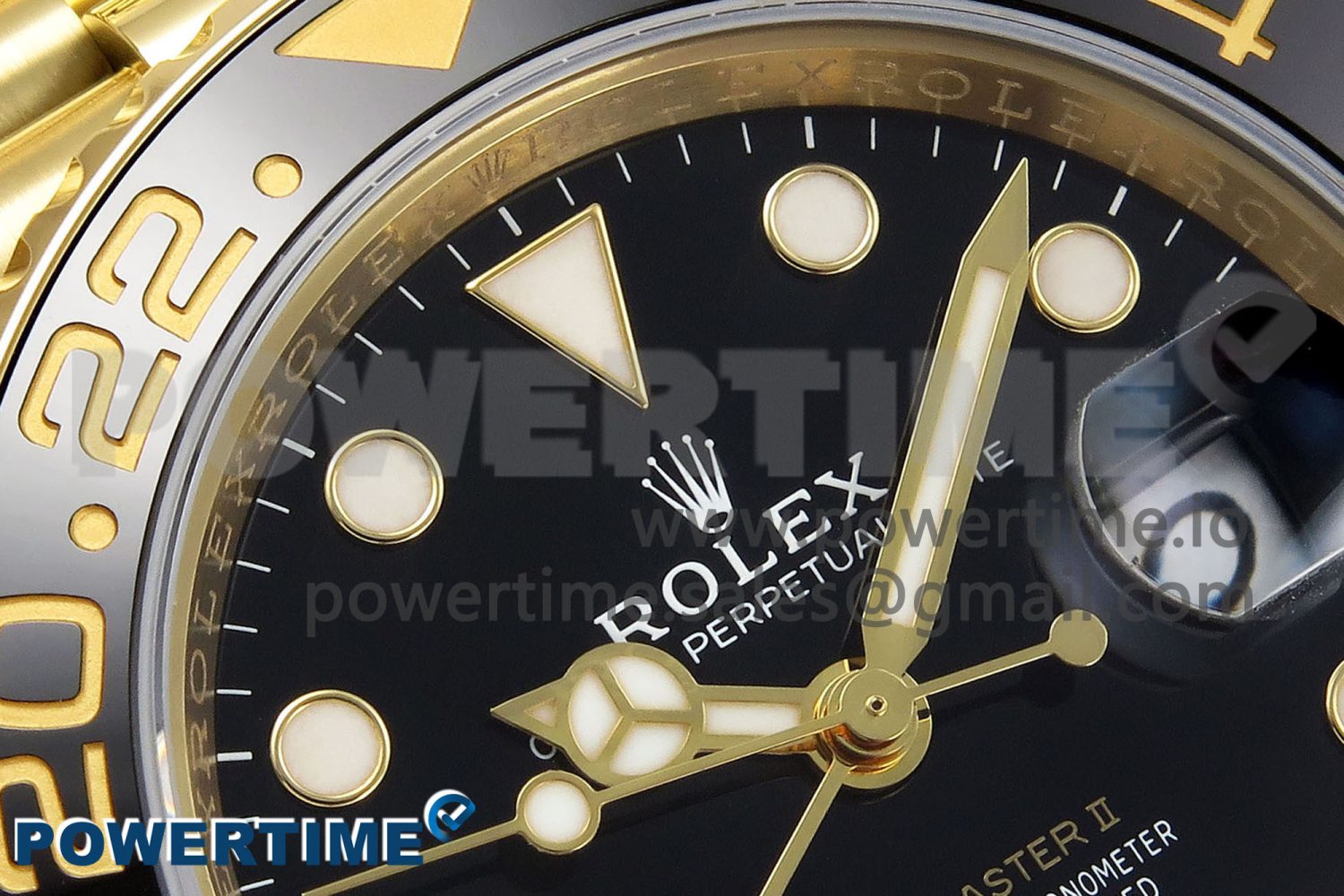 GMT-Master II 126718 GRNR ARF 1:1 Best Edition Black Dial on YG Jubilee Bracelet VR3285 CHS - Image 4