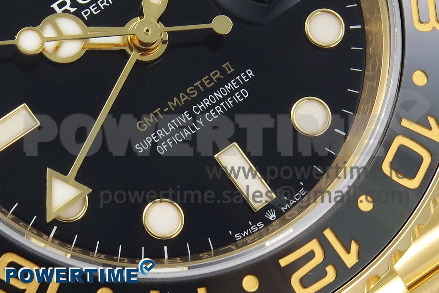 GMT-Master II 126718 GRNR ARF 1:1 Best Edition Black Dial on YG Jubilee Bracelet VR3285 CHS - Image 5