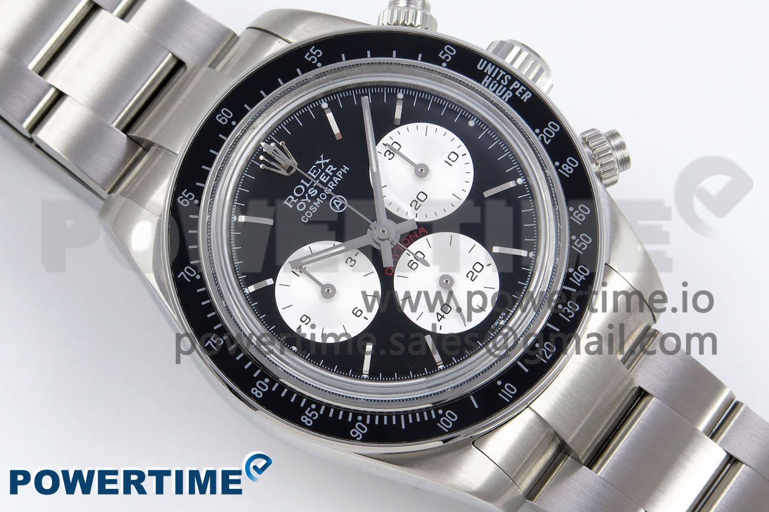 Daytona SS ADGF Best Edition Black/White Dial on SS Bracelet A7750 - Image 3