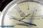 Grand Seiko Elegance Automatic SS GSF 1:1 Best Edition Cream Dial on Brown Leather Strap NH34 - Image 4