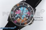 Sea Dweller 43mm Carbon DIWF Best Edition Graffiti Dial on Black Nylon Strap A2824 - Image 2