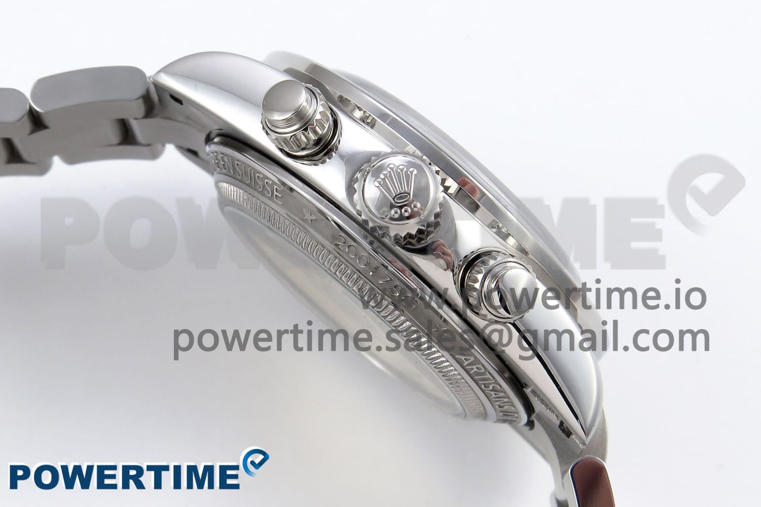 Daytona SS ADGF Best Edition Black/White Dial on SS Bracelet A7750 - Image 6