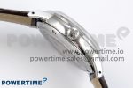 Grand Seiko Elegance GMT SS GSF 1:1 Best Edition Cream Dial on Brown Leather Strap NH34 - Image 6